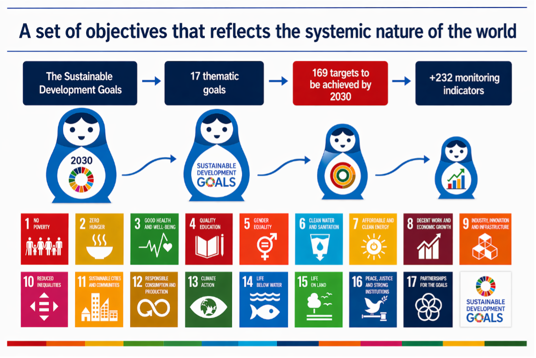 A set of objectives that reflect the systemic nature of the world